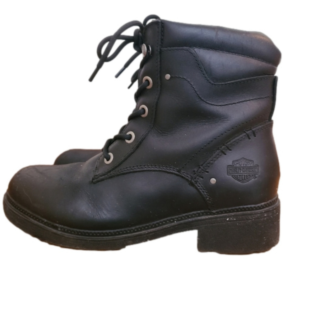 Harley Davidson Elowen Boots 10 - Picture 3 of 9